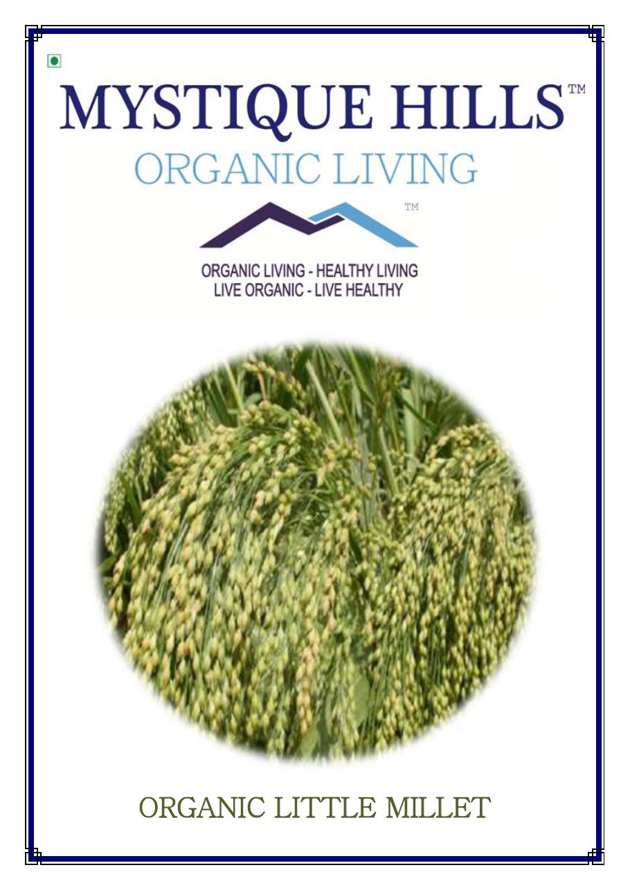 Organic Little Millet ( Saamai ) 1 Kg